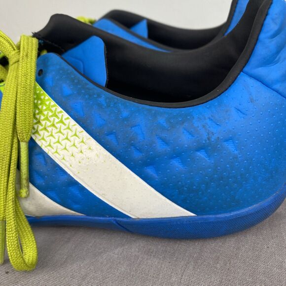 Adidas Shoes Men's / Youth 6 Blue Indoor Soccer Cleats ACE non marking - Picture 4 of 8